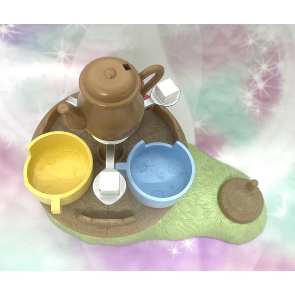 Sylvanian Families Calico Critter Spinning Tea Cup Ride Teapot Damaged - Picture 2 of 5
